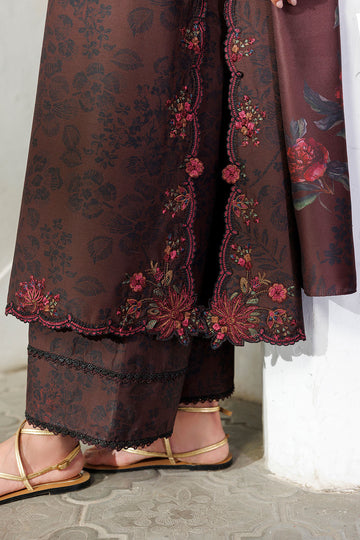 Iznik IPF-29 Embroidered Printed Viscose Linen