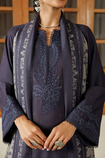 Iznik IPF-30 Embroidered Printed Viscose Linen