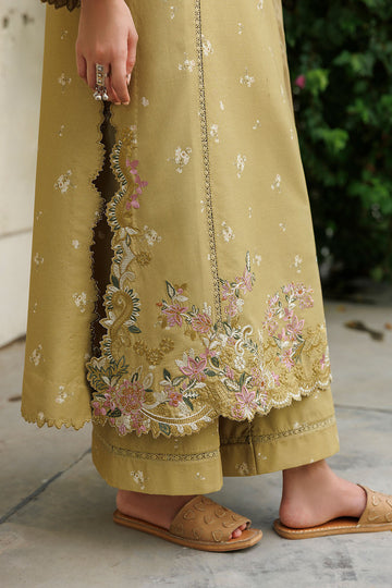 Iznik IPF-23 Embroidered Printed Viscose Linen