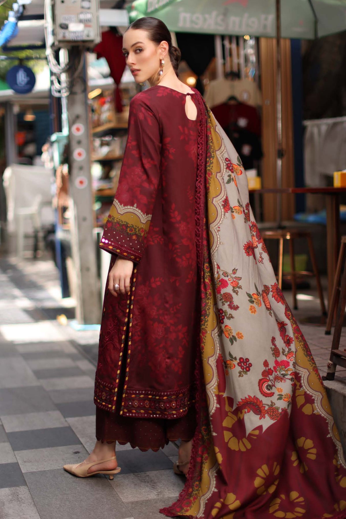 Charizma Aniiq ANW7-03 | Linen Suit | Pak Cloth House