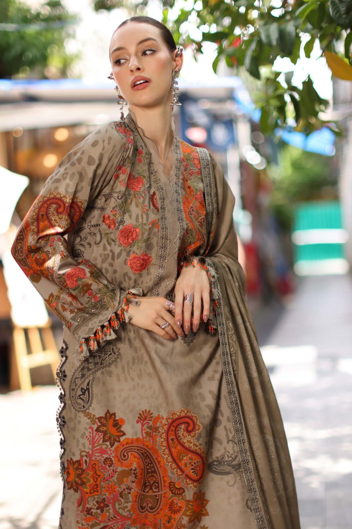 Charizma Aniiq ANW7-04 | Linen Suit | Pak Cloth House