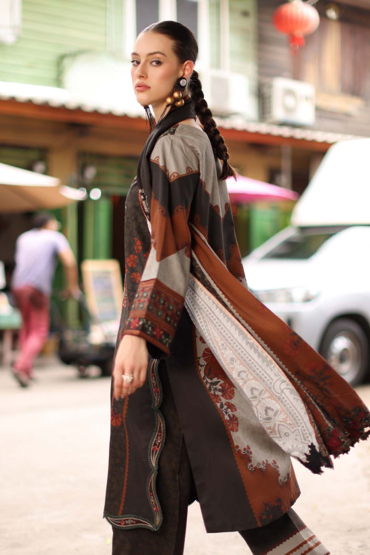 Charizma Aniiq ANW7-07 | Linen Suit | Pak Cloth House