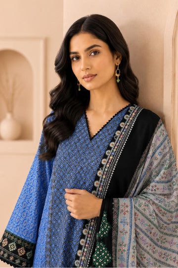 Sapphire CL11-108 | Digital Embroidered Linen Suit | Pak Cloth House