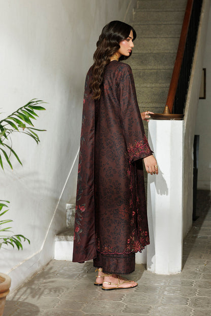 Iznik IPF-29 Embroidered Printed Viscose Linen