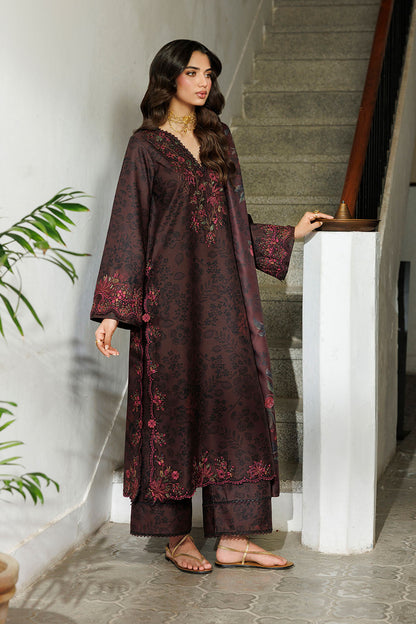 Iznik IPF-29 Embroidered Printed Viscose Linen