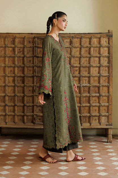 Iznik IPF-27 Embroidered Printed Viscose Linen