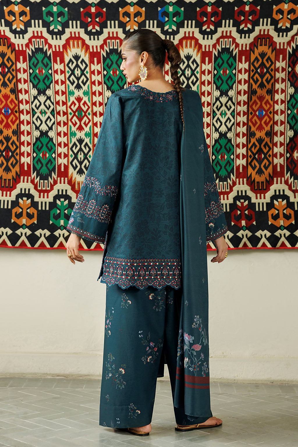 Iznik IPF-21 Printed Viscose Linen