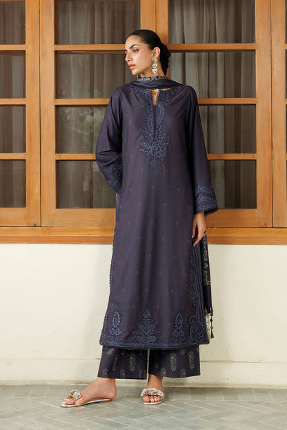 Iznik IPF-30 Embroidered Printed Viscose Linen