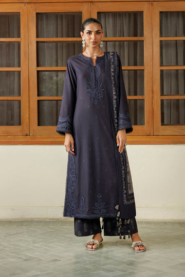 Iznik IPF-30 Embroidered Printed Viscose Linen