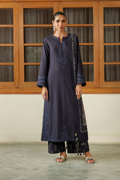 Iznik IPF-30 Embroidered Printed Viscose Linen