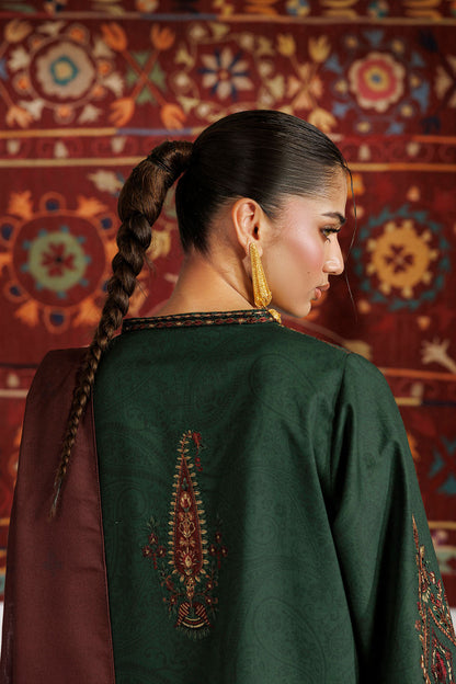 Iznik IPF-32 Embroidered Printed Viscose Linen