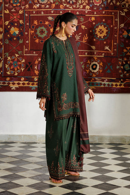 Iznik IPF-32 Embroidered Printed Viscose Linen