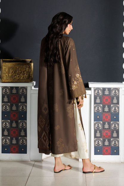 Iznik IPF-25 Embroidered Printed Viscose Linen