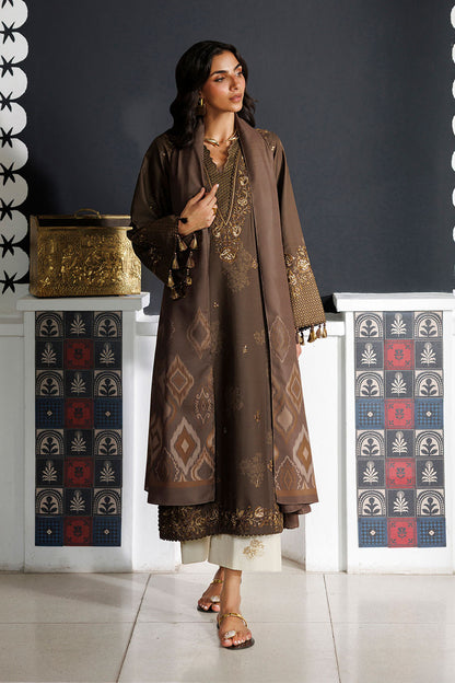 Iznik IPF-25 Embroidered Printed Viscose Linen