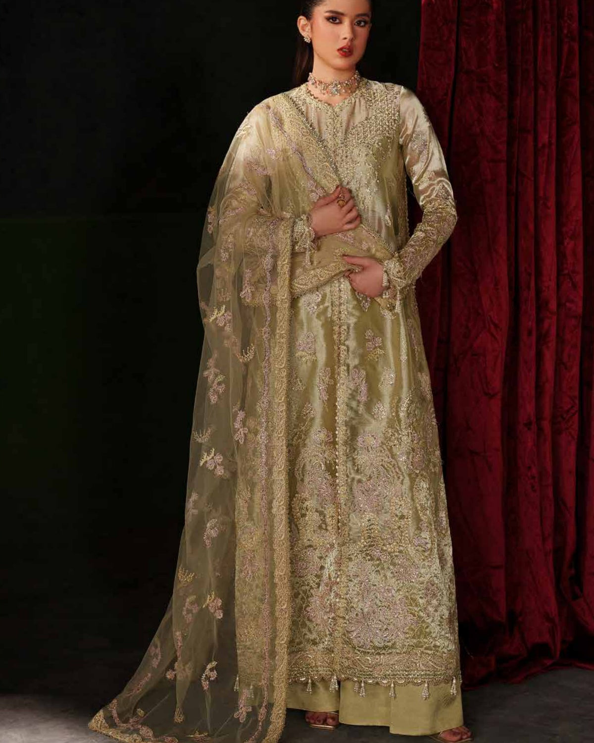 Emaan Adeel Zelie Verve Silk