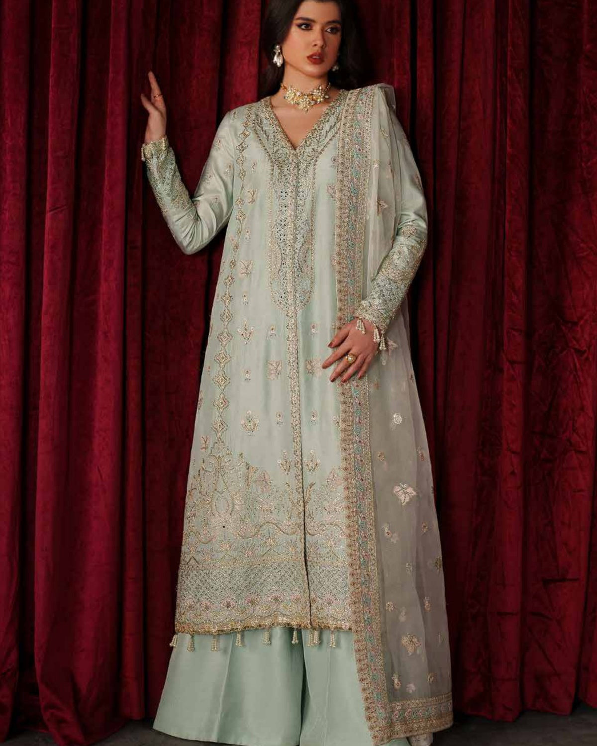 Emaan Adeel Venezia Verve Silk