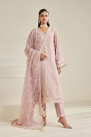 Alizeh AF-DHG-5056-Ornee Ornee embroidered chiffon unstitched 3 piece suit, Blush Pink, women's suit