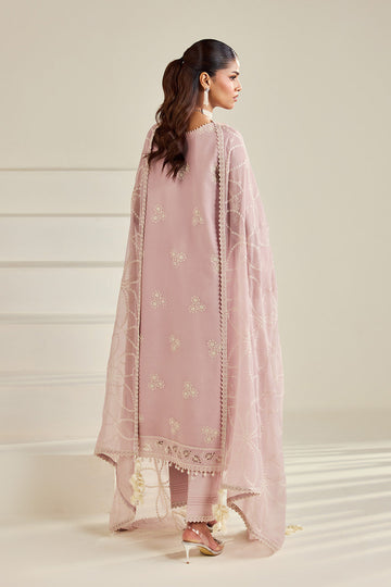 Alizeh AF-DHG-5056-Ornee Ornee embroidered chiffon unstitched 3 piece suit, Blush Pink, women's suit