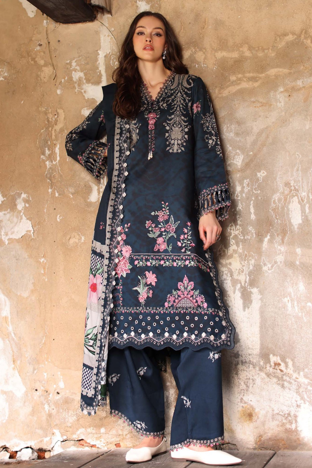 Charizma Aniiq ANW7-01 | Linen Suit | Pak Cloth House