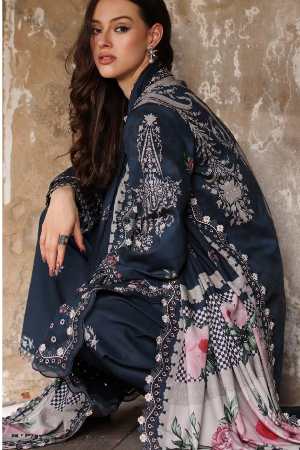 Charizma Aniiq ANW7-01 | Linen Suit | Pak Cloth House