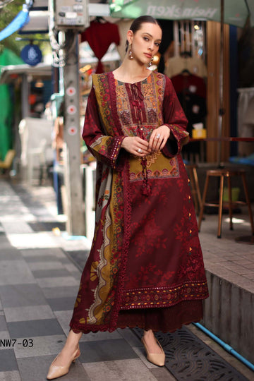 Charizma Aniiq ANW7-03 | Linen Suit | Pak Cloth House