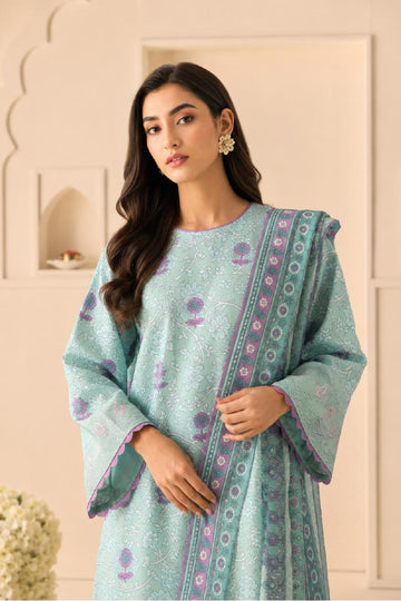 Sapphire CL11-101 | Digital Embroidered Linen Suit | Pak Cloth House