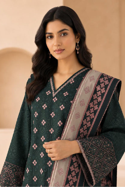 Sapphire CL11-102 | Digital Embroidered Linen Suit | Pak Cloth House