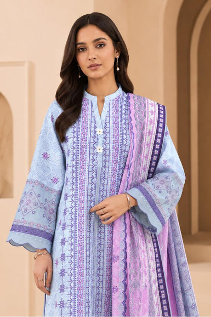 Sapphire CL11-103 | Digital Embroidered Linen Suit | Pak Cloth House
