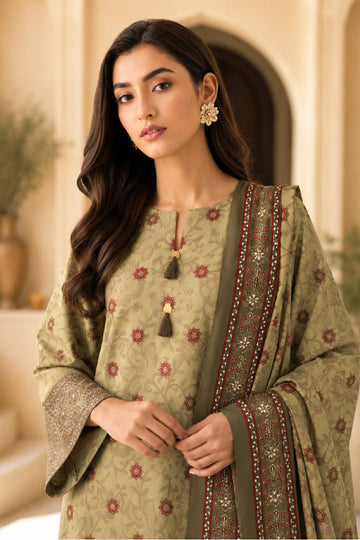 Sapphire CL11-104 | Digital Embroidered Linen Suit | Pak Cloth House
