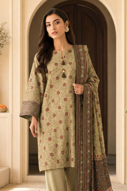 Sapphire CL11-104 | Digital Embroidered Linen Suit | Pak Cloth House