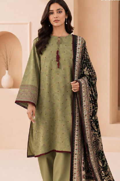Sapphire CL11-106 | Digital Embroidered Linen Suit | Pak Cloth House