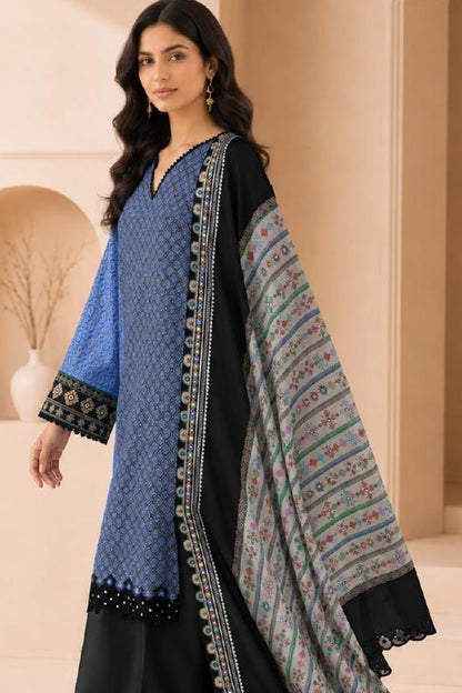 Sapphire CL11-108 | Digital Embroidered Linen Suit | Pak Cloth House