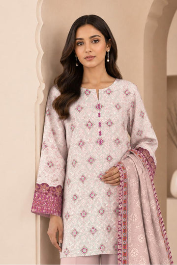 Sapphire CL11-109 | Digital Embroidered Linen Suit | Pak Cloth House