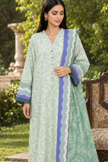 Sapphire CL16-151 | Printed Linen Suit | Pak Cloth House