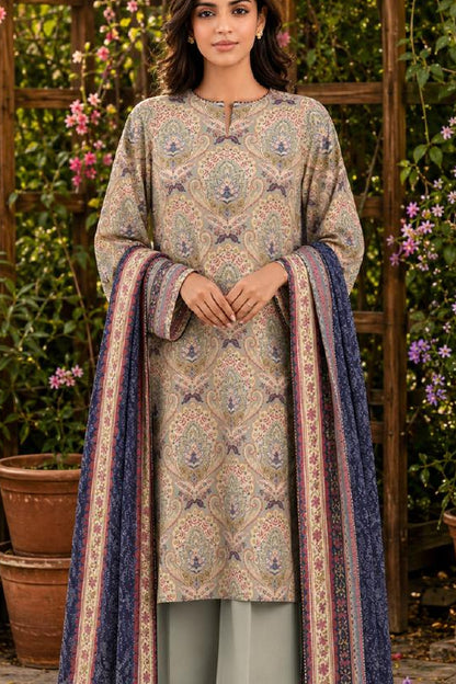 Sapphire CL16-160 | Printed Linen Suit | Pak Cloth House