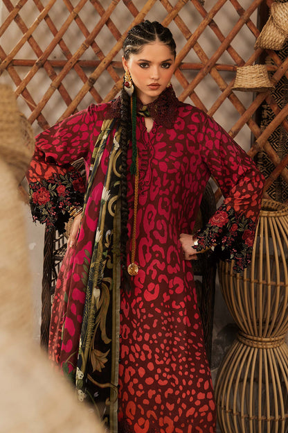3 Piece Unstiched Embroidered Cambric Suit