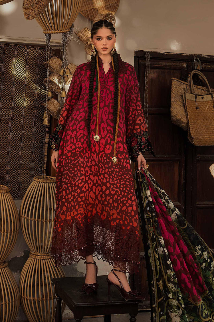 3 Piece Unstiched Embroidered Cambric Suit