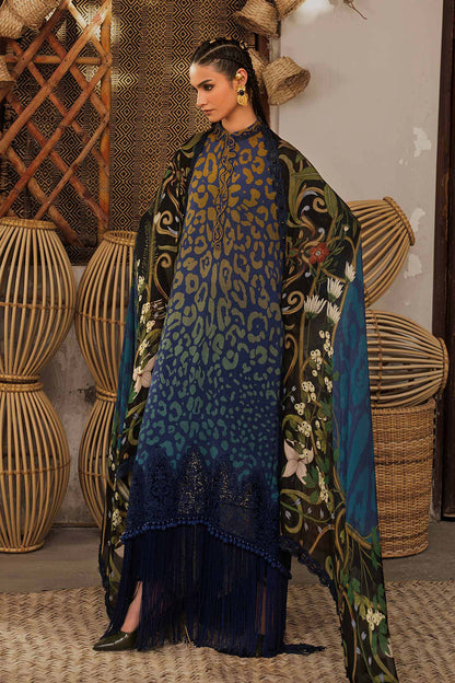 3 Piece Unstiched Embroidered Cambric Suit