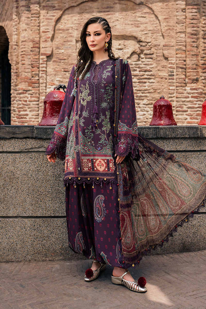 3 Piece Unstiched Embroidered Cambric Suit