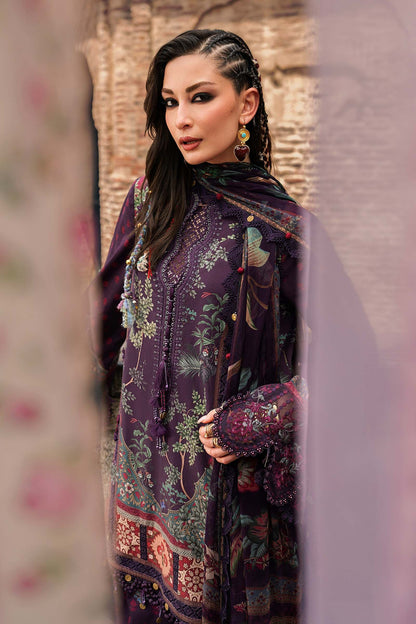 3 Piece Unstiched Embroidered Cambric Suit