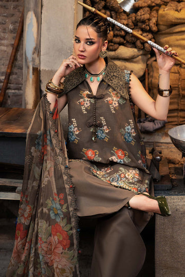 3 Piece Unstiched Embroidered Cambric Suit