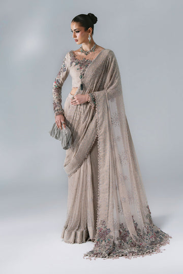 Maria B Mbroidered Wedding Edition ’26 D3 — Moon Grey