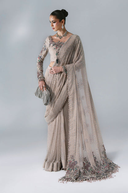 Maria B Mbroidered Wedding Edition ’26 D3 — Moon Grey