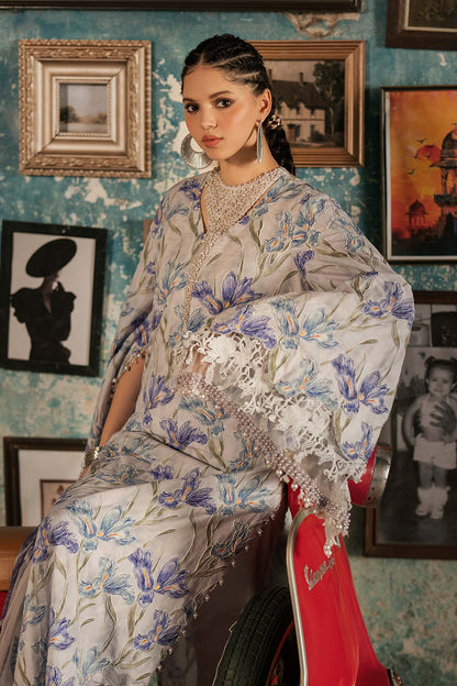 3 Piece Unstiched Embroidered Cambric Suit