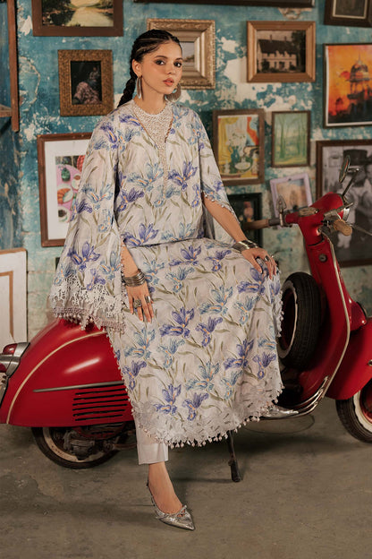 3 Piece Unstiched Embroidered Cambric Suit
