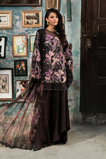 3 Piece Unstiched Embroidered Cambric Suit