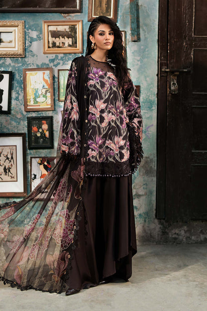 3 Piece Unstiched Embroidered Cambric Suit