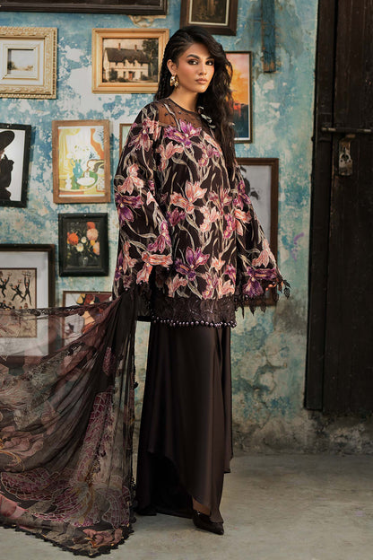3 Piece Unstiched Embroidered Cambric Suit