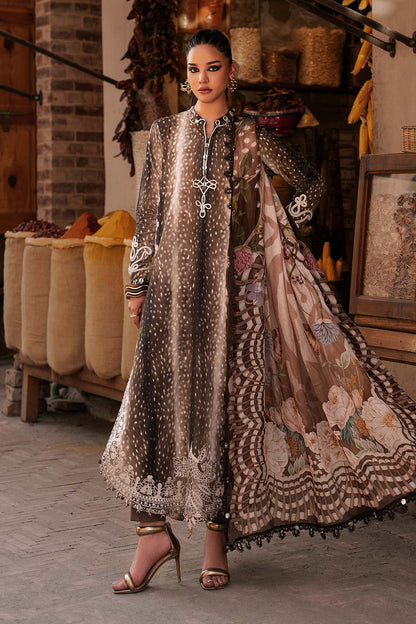 3 Piece Unstiched Embroidered Cambric Suit