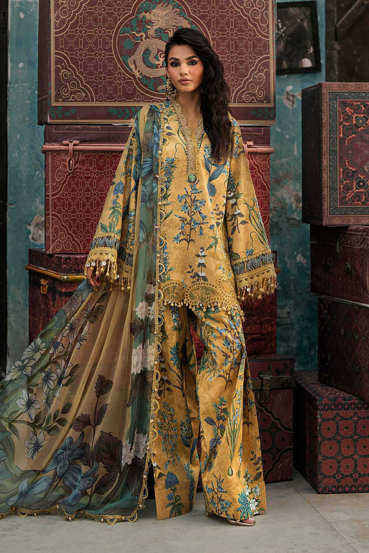 3 Piece Unstiched Embroidered Cambric Suit